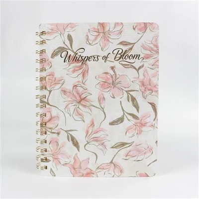 Gefeilliaid Aur Blodeuog Pinc YPS-Wire Notebook